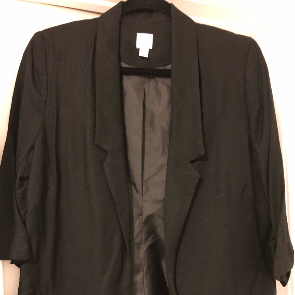 Black casual/soft blazer Size 10
